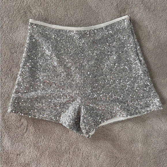 NWT Zara sequin shorts - Picture 1 of 4